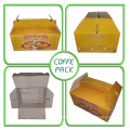 Yellow Light Ice-Cream Packing Paper Box with Handle